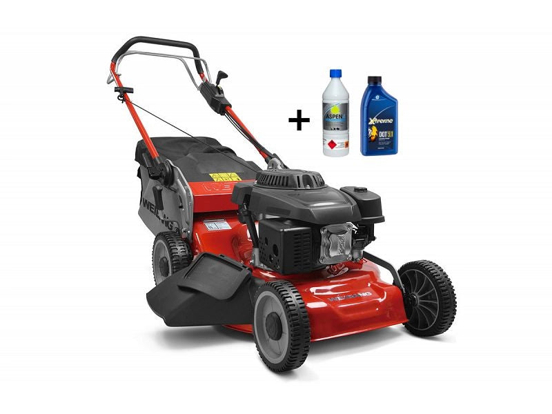 Tagliaerba a scoppio trazionato Weibang WB506SC3 scarico laterale mulching + benzina e olio