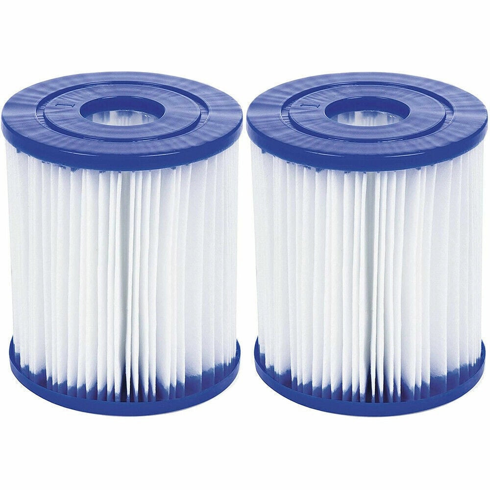 Trade Shop - Set 2 Pezzi Filtro A Cartuccia I Per Pompe Da 1.249 Lt/h Ricambio Piscina 58093 -