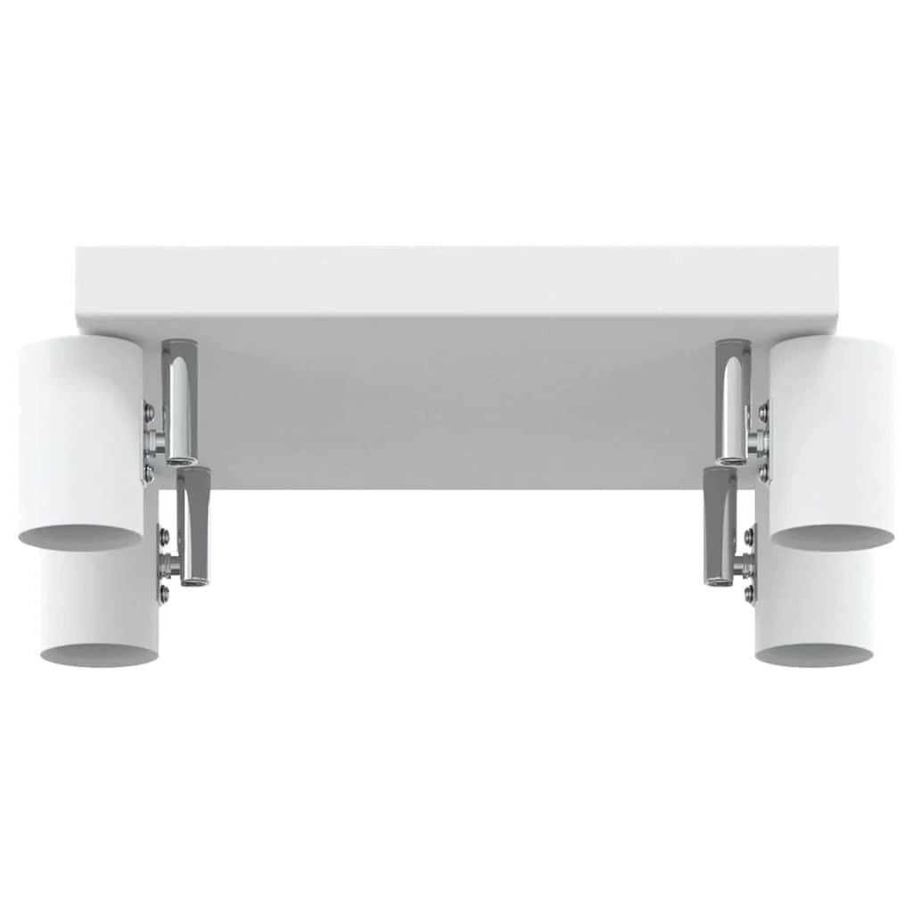 Faretto da soffitto moderno orientabile 26,5 x 26 x 11,5 cm metallo bianco 02_0058295