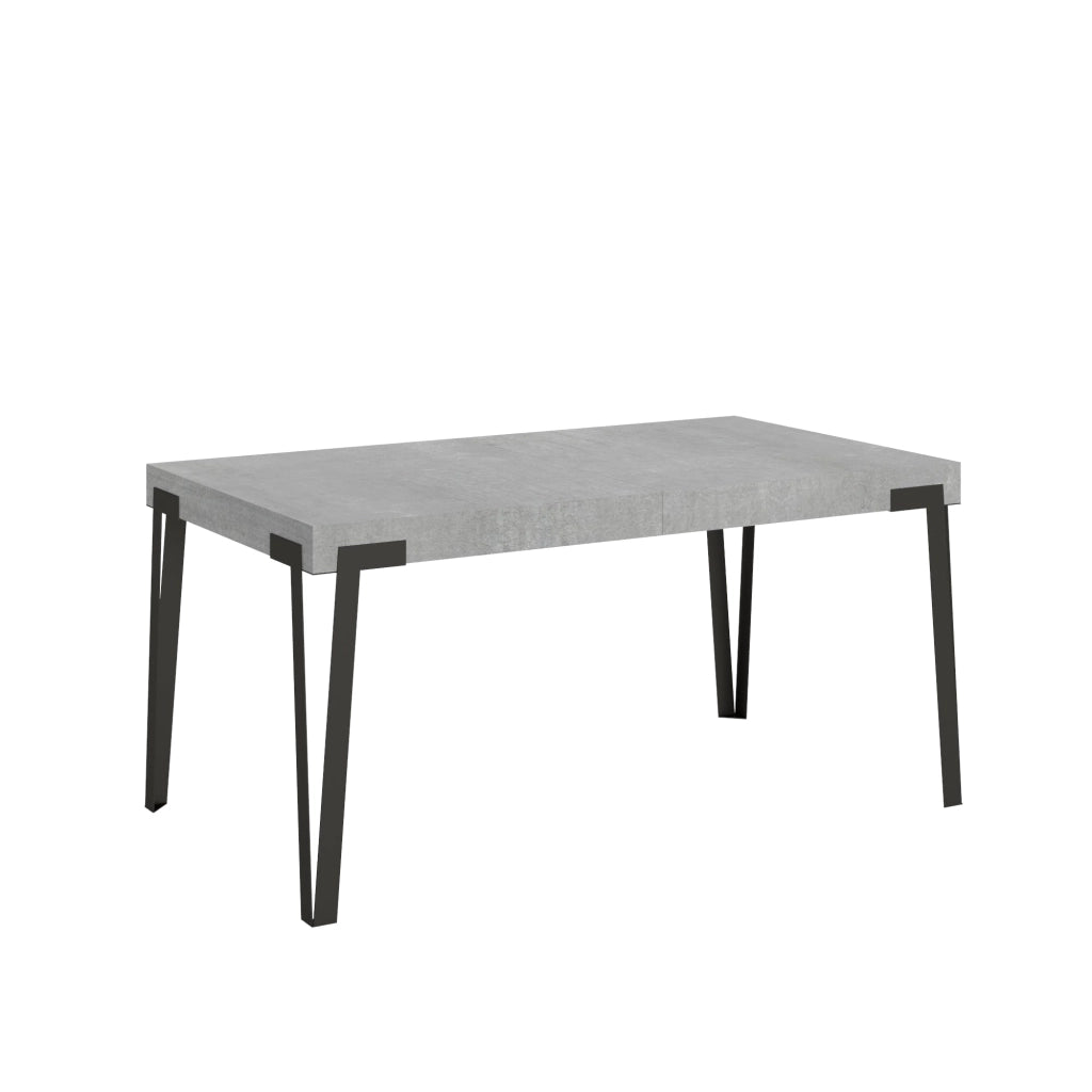 Tavolo Allungabile 160-264x90x77 cm Rio Cemento