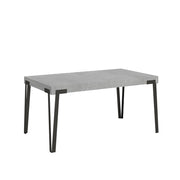 Tavolo Allungabile 160-264x90x77 cm Rio Cemento