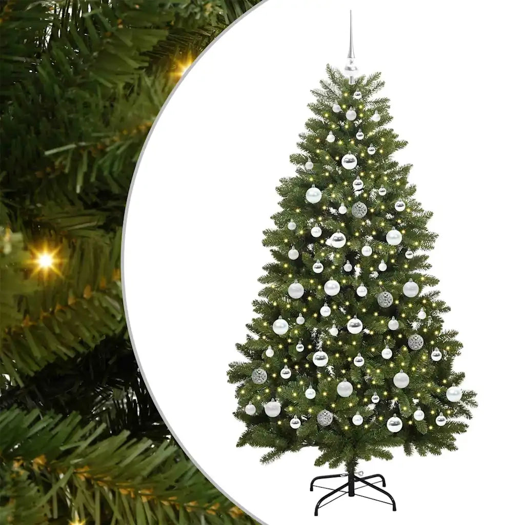 Albero di Natale artificiale Verde 180 cm PVC e Metallo 3395690