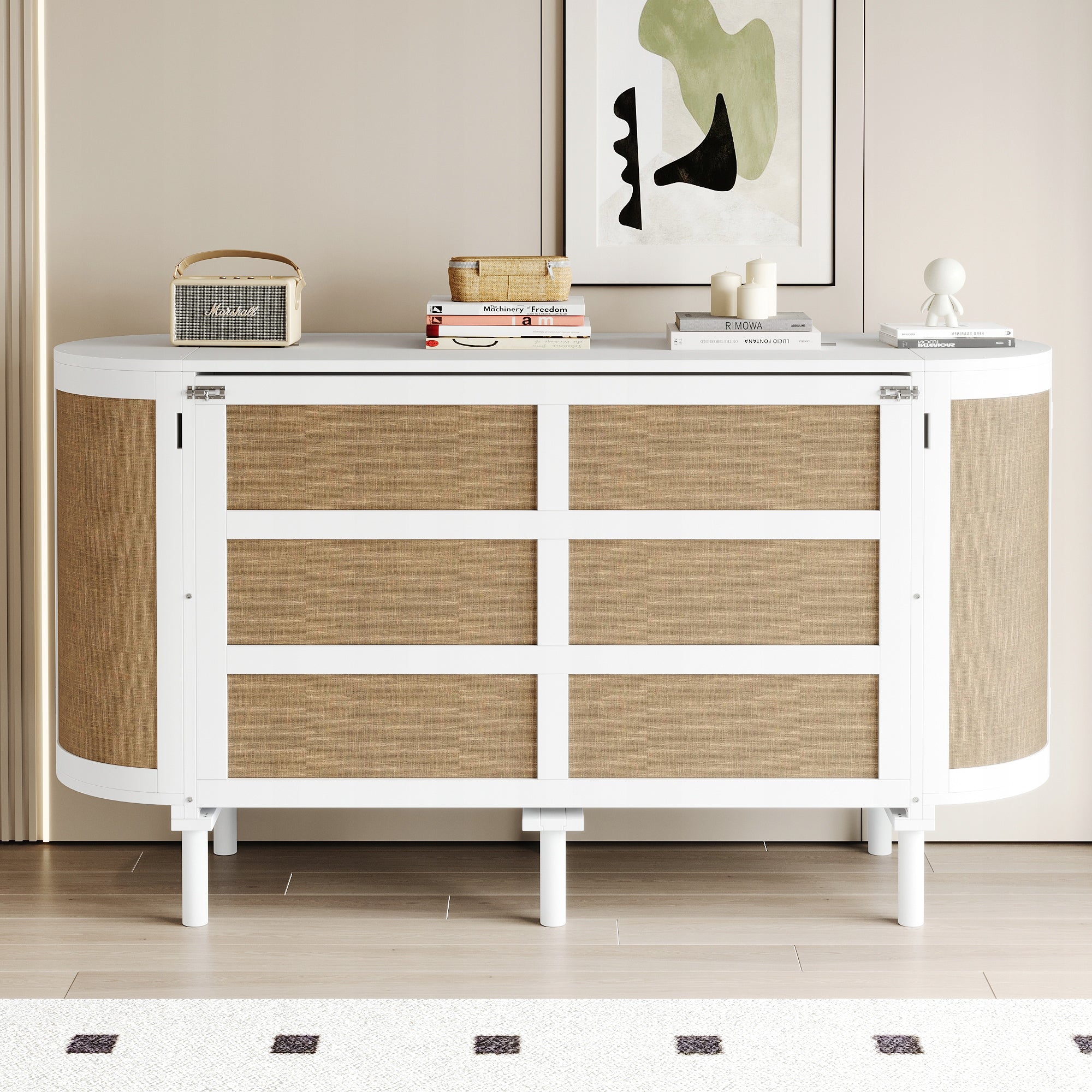 Letto a muro in rattan - Xylo - 140x200