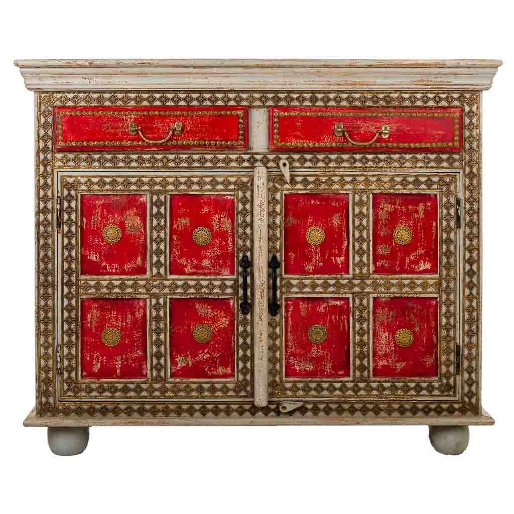 Credenza in legno multicolore 107x46x90h cm