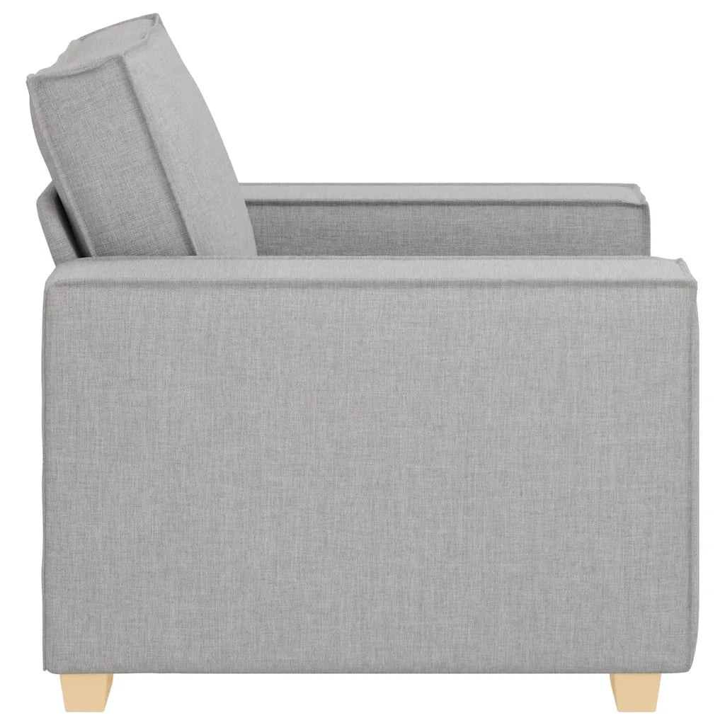 vidaXL Poltrona Divano Grigio Nuvola 60 cm Tessuto