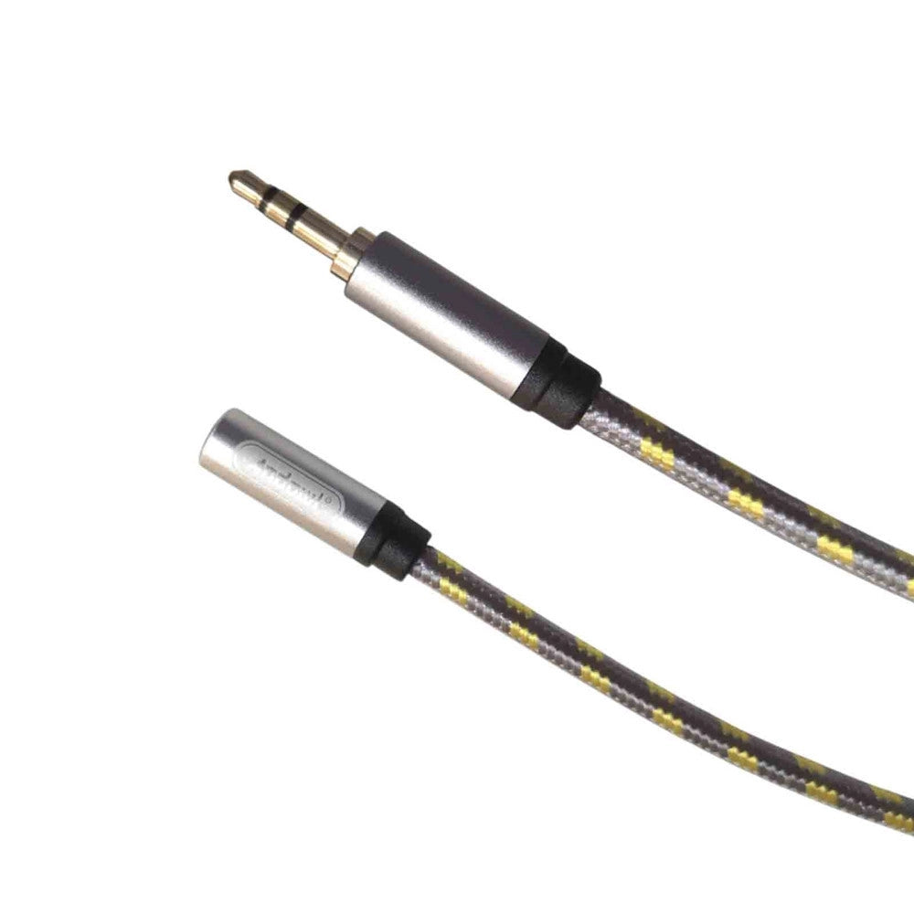Trade Shop - Cavo Audio Prolunga Mini Jack Stereo Da Aux 3,5mm Femmina A Aux 3,5mm Maschio 2mt Q-hd624 -