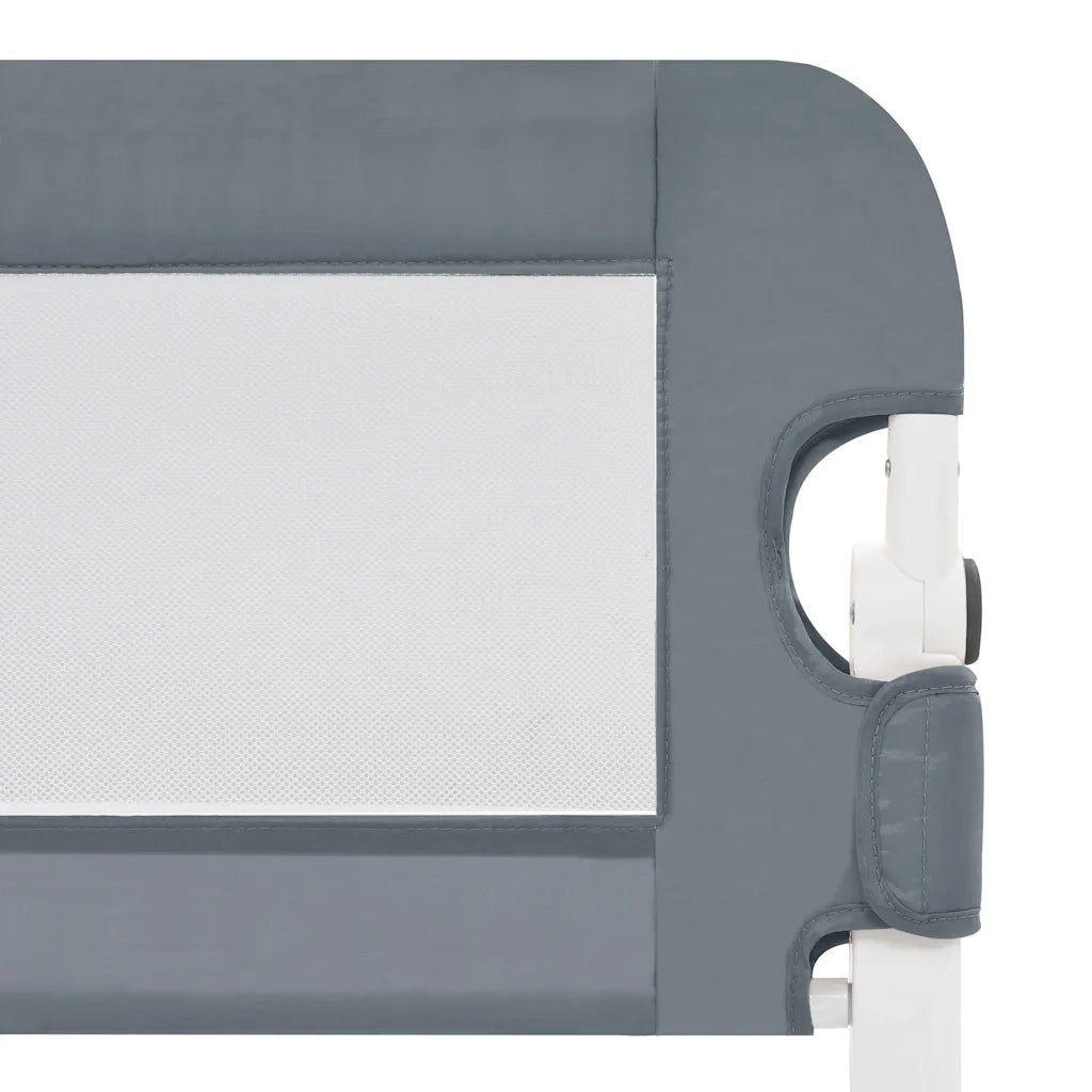 Sponde Letto di Sicurezza Bambini Grigio 102x42cm Poliestere CFW5691969