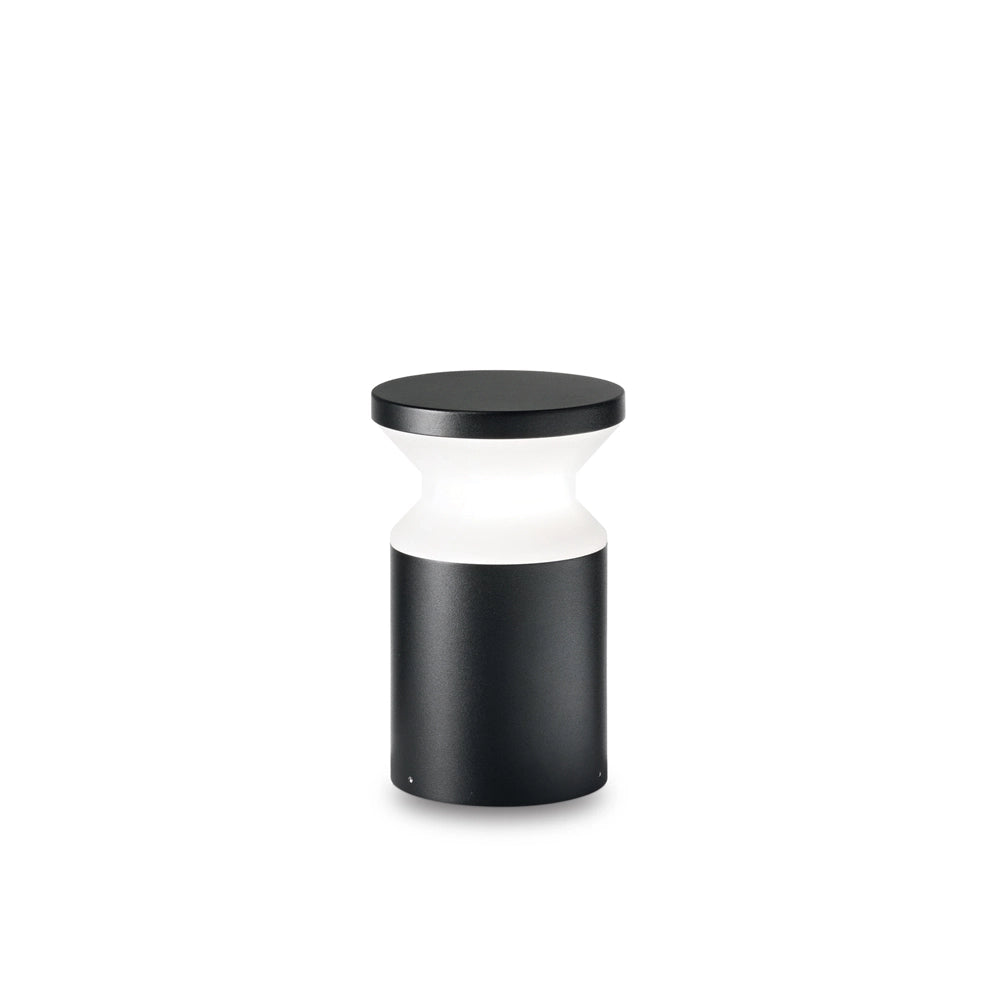 Piantana Moderna Torre Alluminio Nero 1 Luce E27 H22Cm