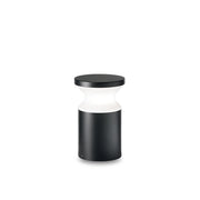 Piantana Moderna Torre Alluminio Nero 1 Luce E27 H22Cm