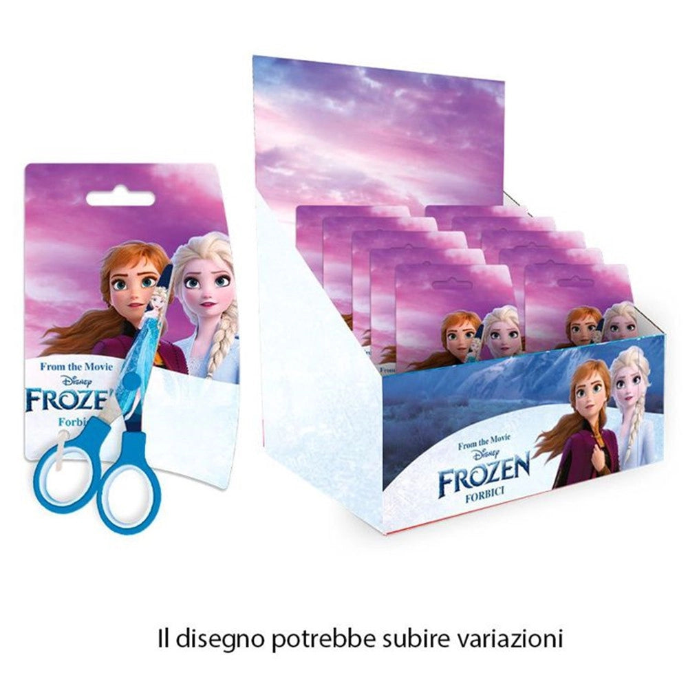 Trade Shop - Set 24pz Forbici Scuola Decoro Frozen Per Scuola Tempo Libero Cancelleria Bambine 961495 -