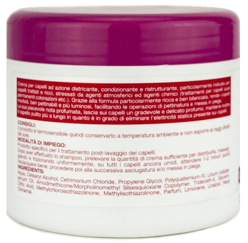 MAURY'S PROFESSIONAL CREMA RISTRUTTURANTE CAPELLI RICCI CON MELOGRANO 500ML SENZA PARABENI ANALLERGICA