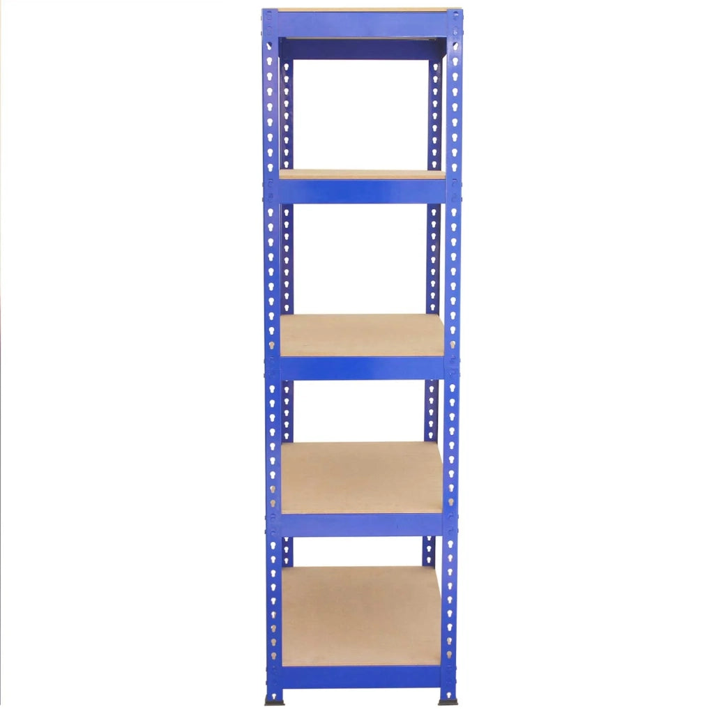 Set da 5 Scaffali Metallici  90x50x180 cm Portata 200 kg per Ripiano