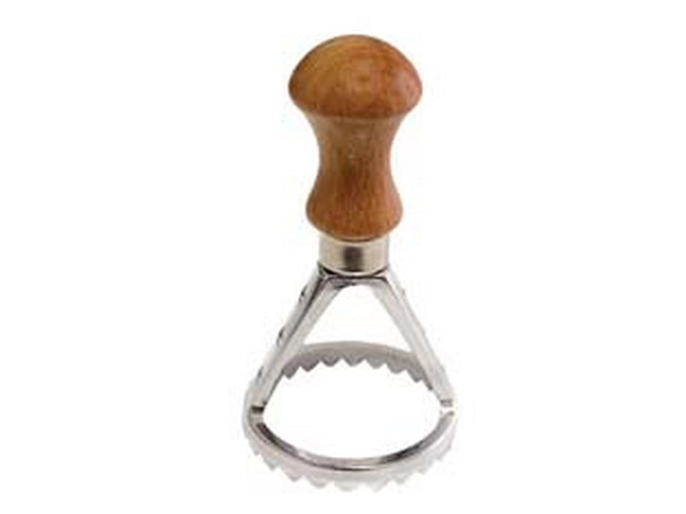1pz stampo ravioli tondo in allumino cm.6 "lusso" - ø cm.6x10h. cod:ferx.fer323048