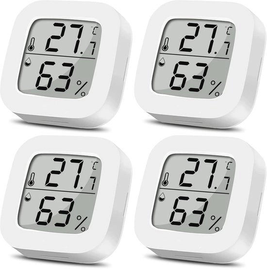 Mini Hygrometro Digitale e Termometro LCD per Misurare Umidità e Temperatura per Ambiente Interno