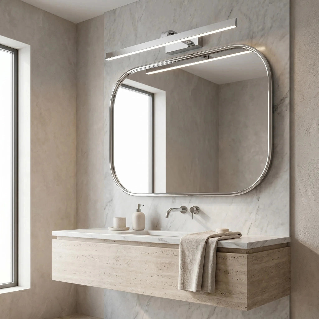Applique Da Bagno Led Swe003-1w 73cm Chrome