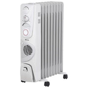 Termozeta TZR23 stufetta elettrica Interno Bianco 2000 W Riscaldatore ambiente elettrico a olio