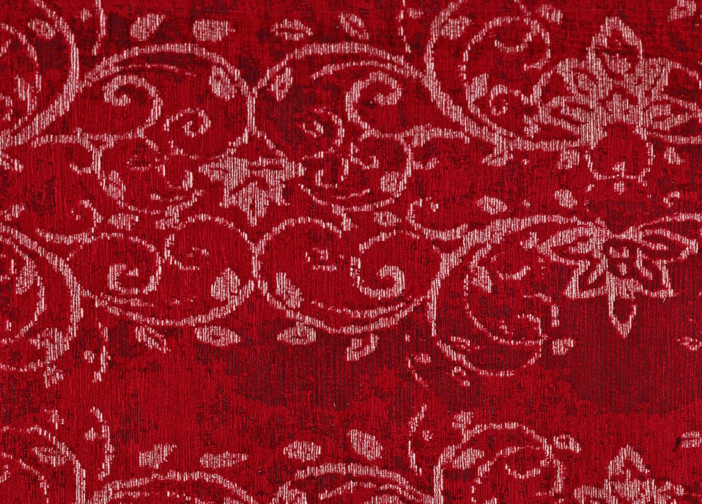 Tappeto Velour Antiscivolo Disegno Delavè By Suardi - 140x200 - Rosso