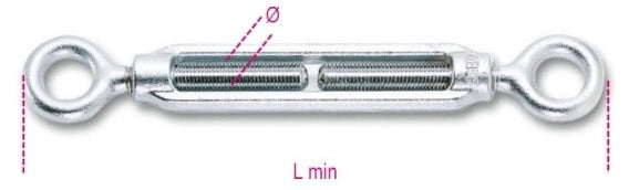 TENDITORI 2 OCCHI ZN.3/4 MM.20