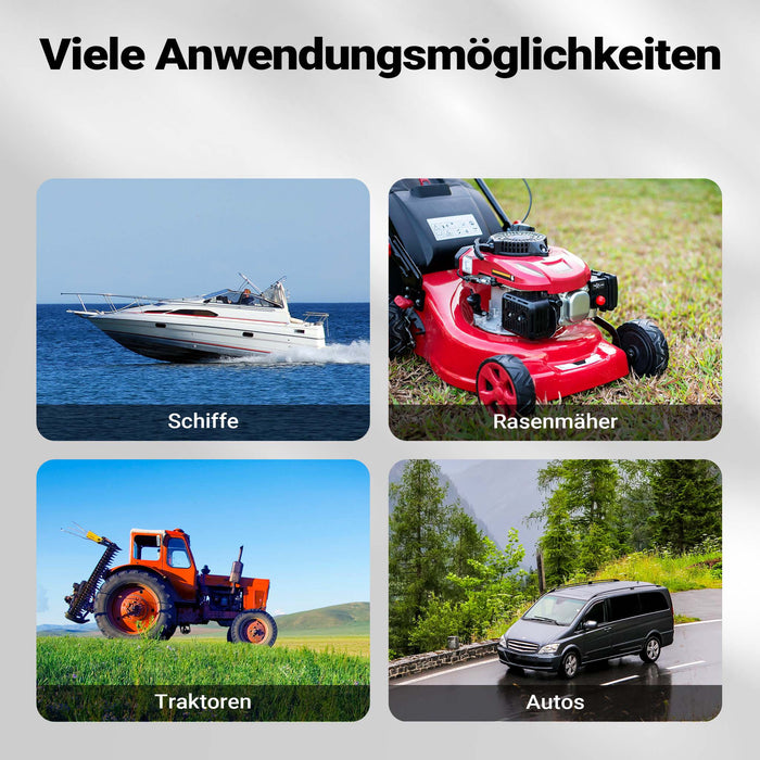 Serbatoio per trasporto gasolio e benzina da 60 l con pompa 75W da 14 l/min, serbatoio carburante portatile, contenitore mobile per carburante