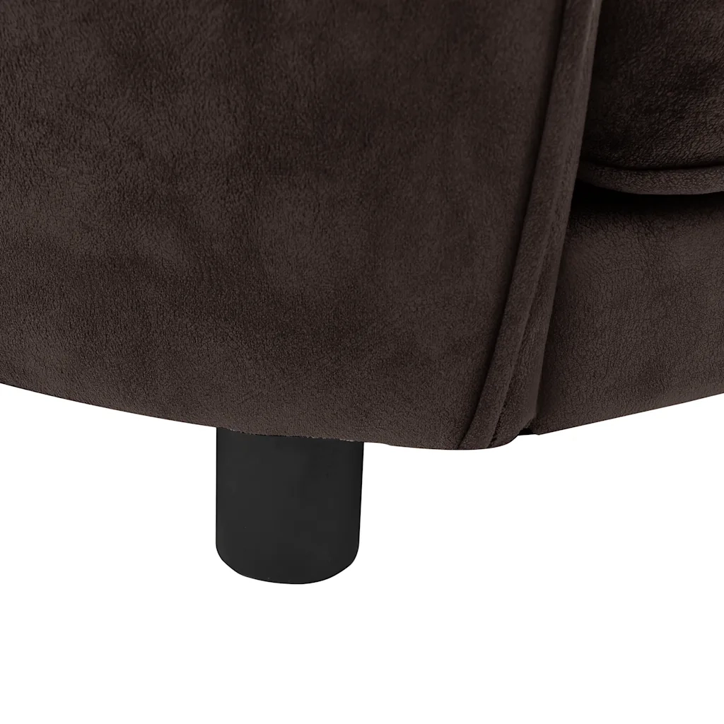 Divano per Cani Marrone 69x49x40 cm in Peluche 170942