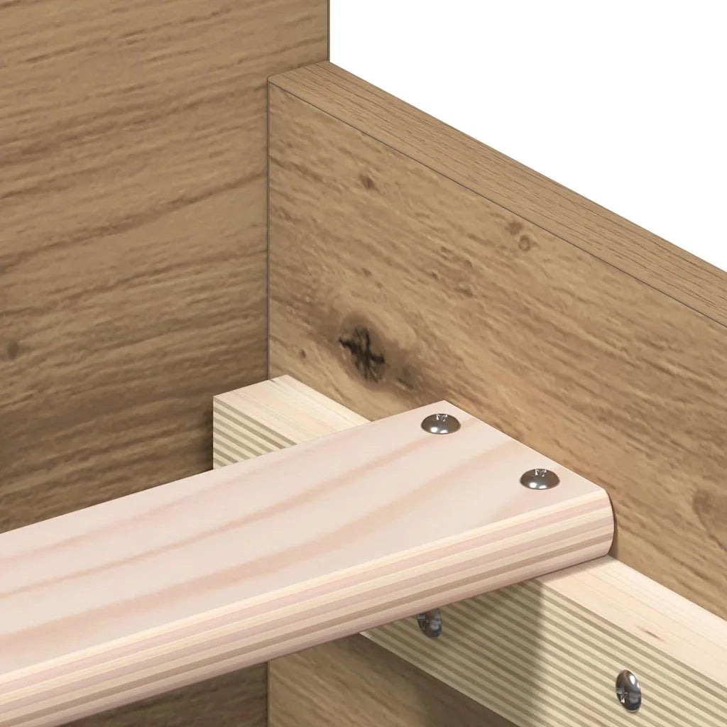 Giroletto senza Materasso Rovere Artigianale 75x190 cm