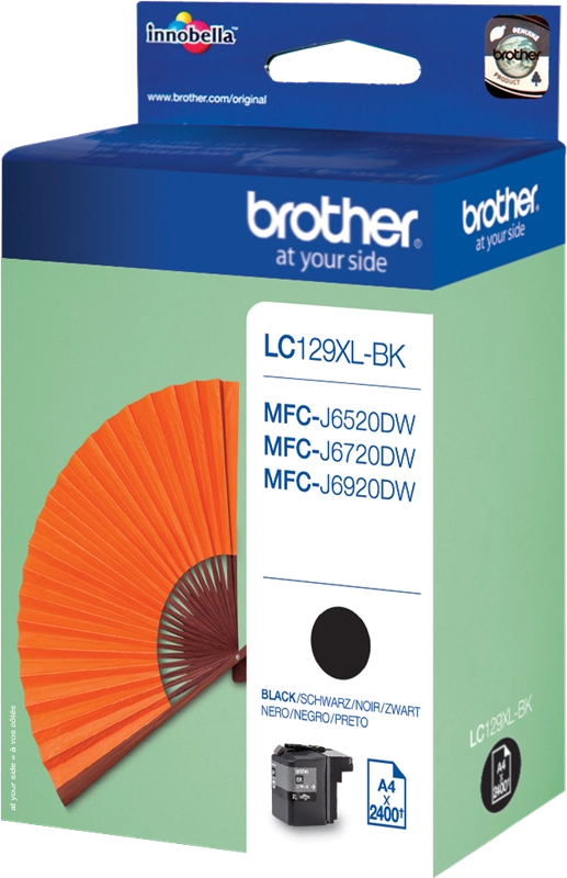 Brother LC129XLBK cartuccia d'inchiostro 1 pz Originale Resa elevata (XL) Nero