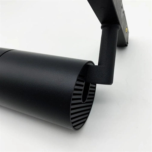 Faretto LED 15W 48V DC CCT Magnetico Binario Incasso Nero Direzionabile