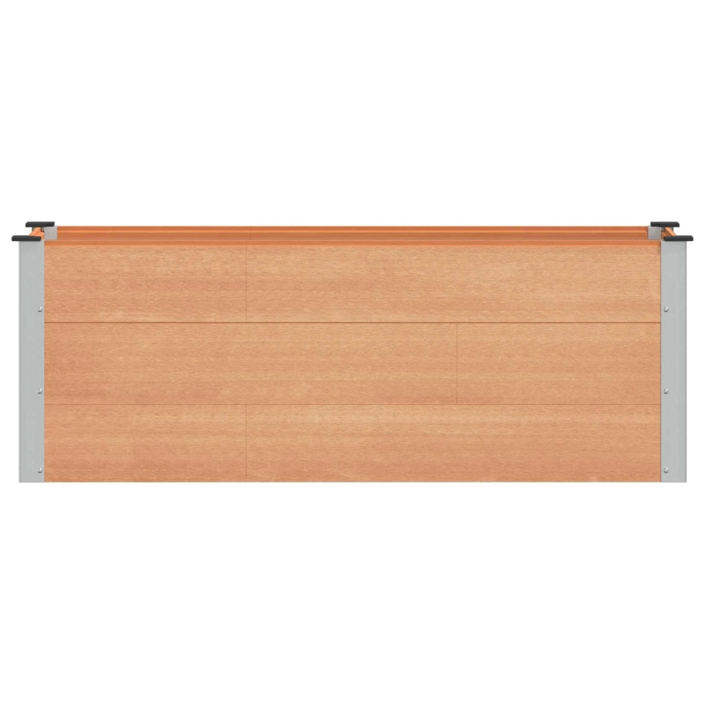 Fioriere | Cassetta per fiori | Letto rialzato da giardino Marrone 150 x 50 x 54 cm