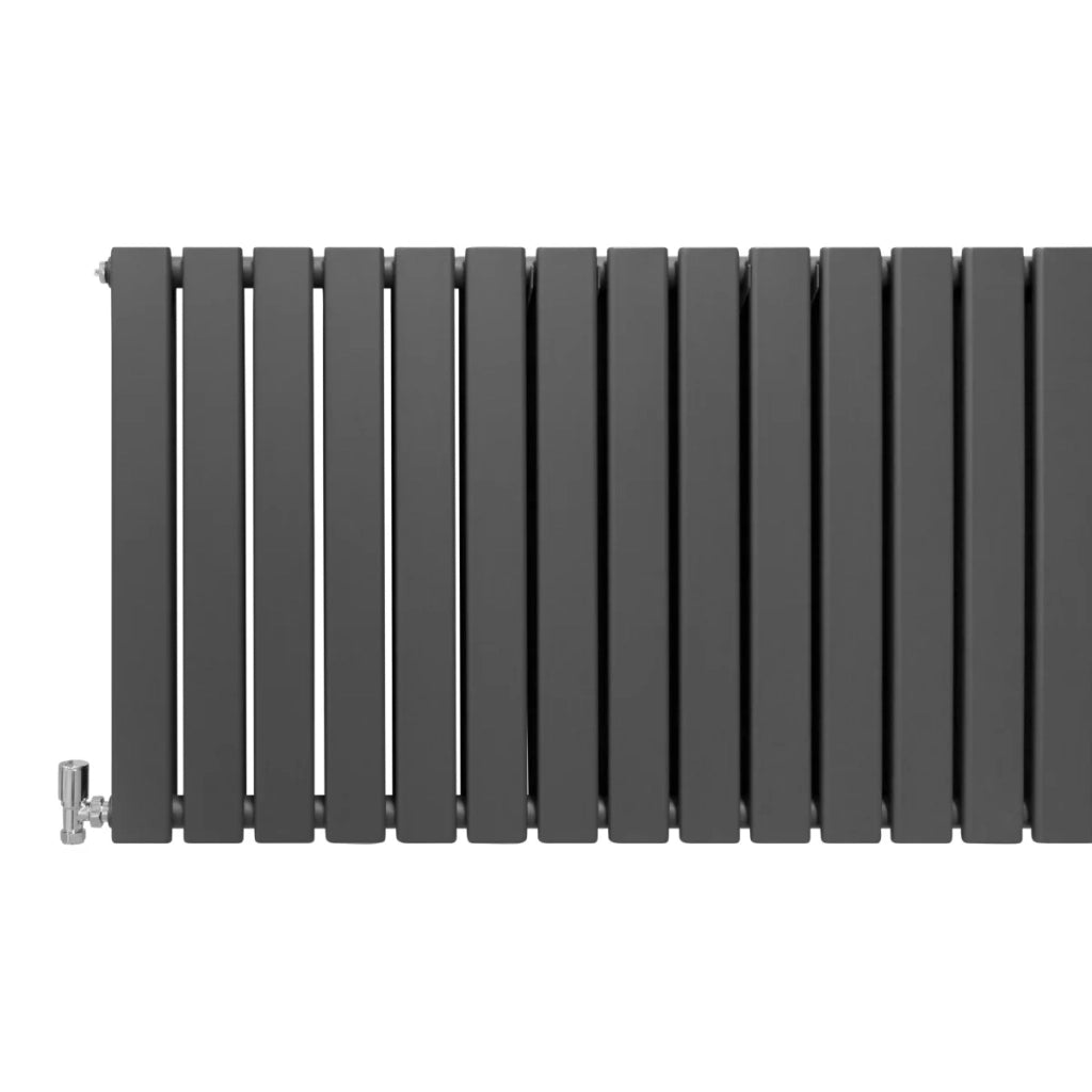 Radiatore Termosifone Termoarredo Design Piatto Pannello Elementi Grigio