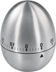 Orologio analogico - Alarme da cucina in acciaio inossidabile - Argento