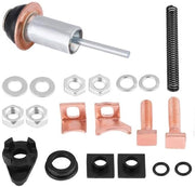 Kit di Riparazione Avviamento - Set di Plunjer e Contatti - Sigillanti O-ring - Facile da Installare - Alta Efficienza Elettrica - Economia di Energie - Kit di Riparazione Avviamento