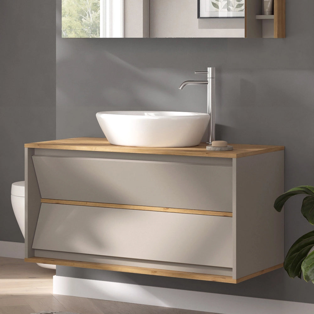 Vicco Mobile sottolavabo per bagno Cachemire 100 x 50 cm con 2 cassetti
