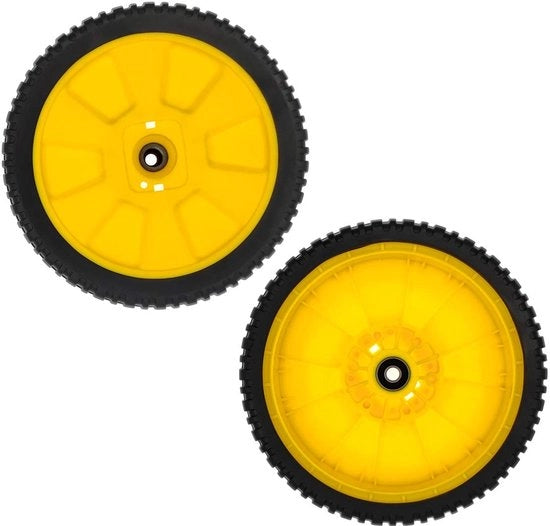 Kit di ruote per tagliagrass 8 pollici - 2 pezzi - sostituisce 72-115 - compatibile con John Deere - diametro tagliente 1-1/2 pollici - materiale plastico - ruote per tagliagrass