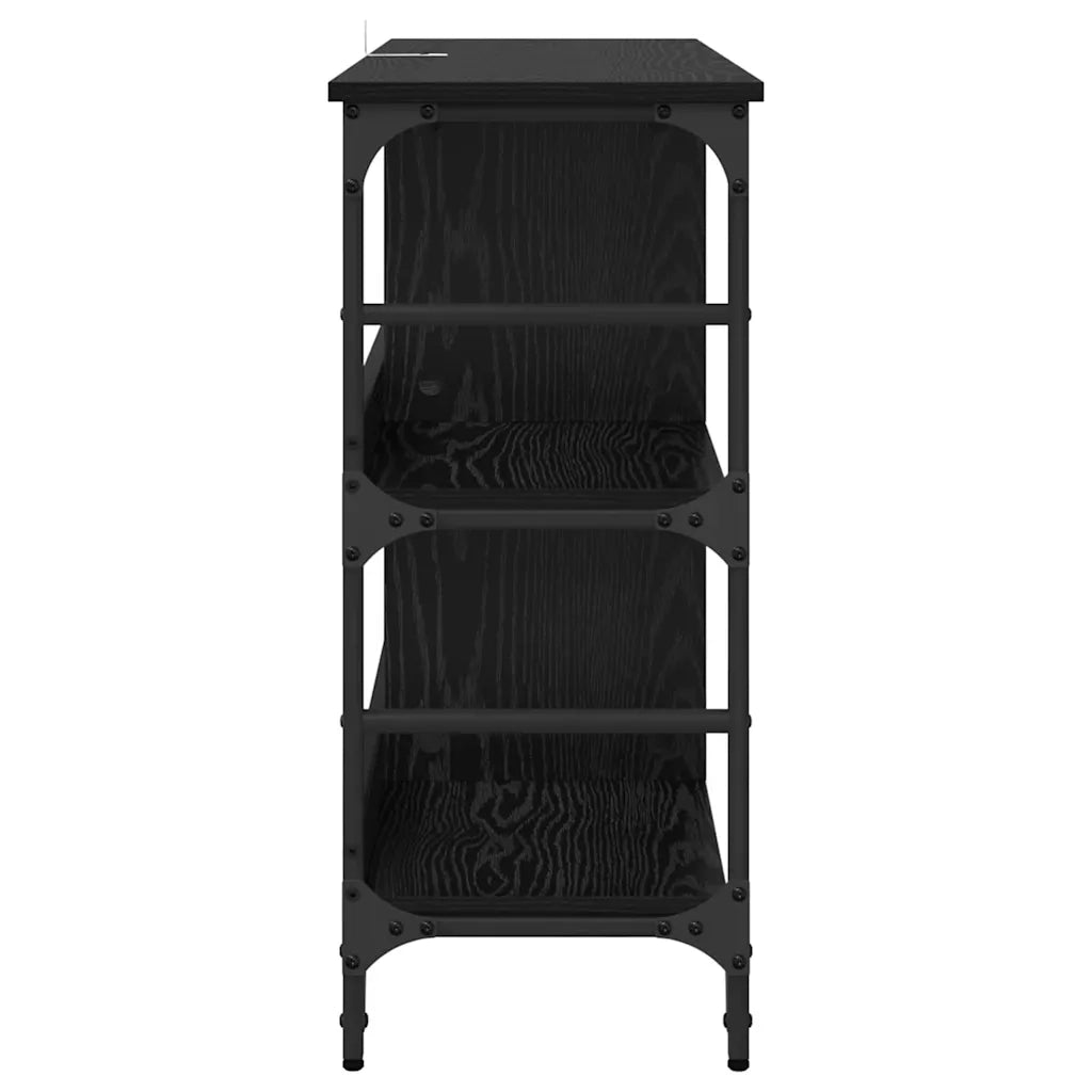 Credenza-Buffet-Armadio da cucina Rovere Nero 102 x 32 x 73,5 cm