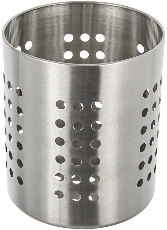 Sostegno per utensili in acciaio inossidabile - Pratico e duraturo - Ø12x13 cm