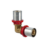 RACCORDO CURVO DOPPIO A PRESSARE PER MULTISTRATO- Diam. 63 x 63- TDMB- pezzi 1