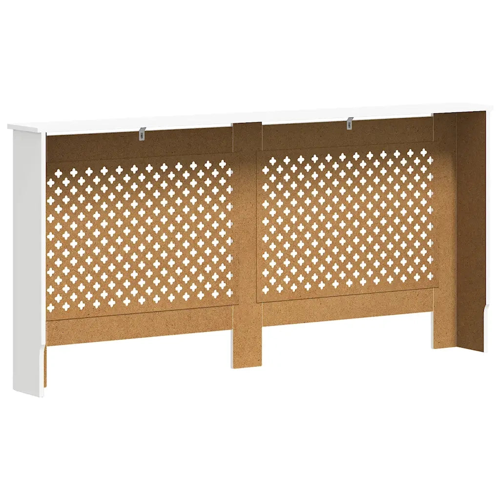 Copertura per Radiatore Bianca 172x19x81,5 cm in MDF