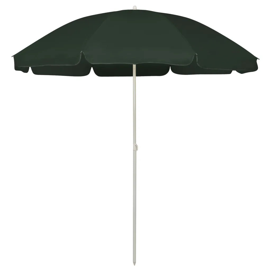 Ombrellone da Spiaggia Verde 240 cm
