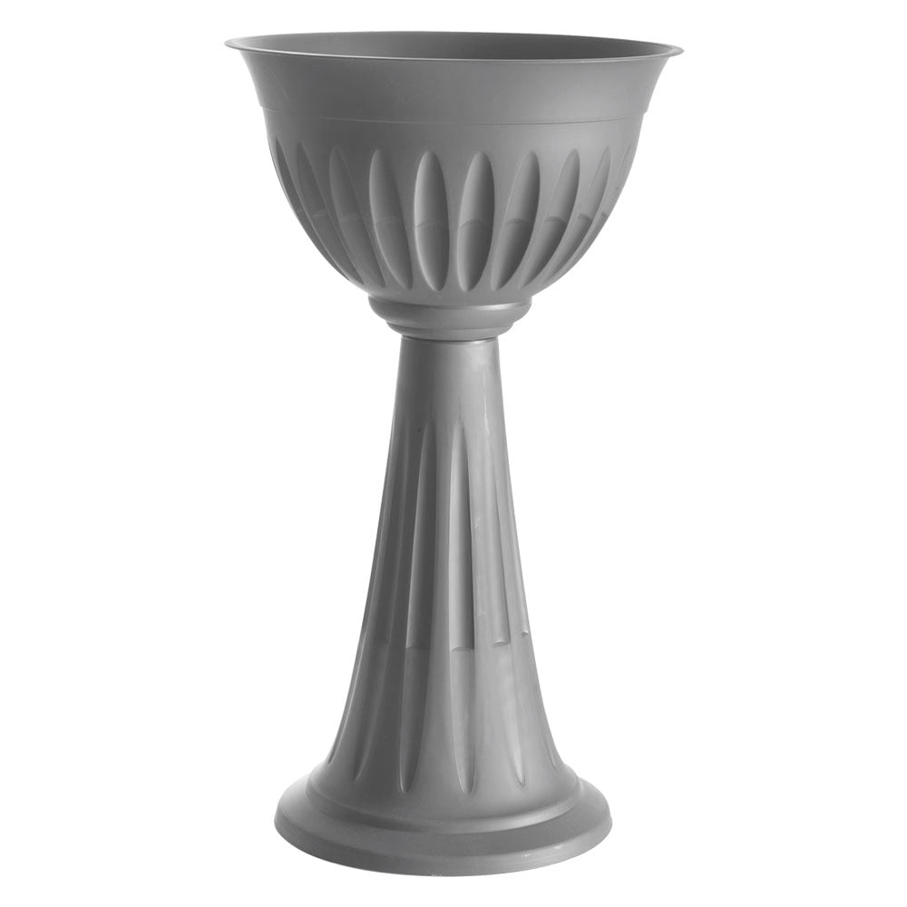VASO PVC A COLONNA Ø cm 43 x h.74,5 lt.20 - grigio  - BAMA