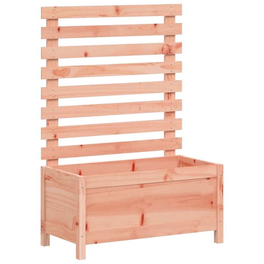 Aiuola rialzata/fioriera con supporto 79 x 39,5 x 114 cm abete Douglas massello marrone 02_0038219