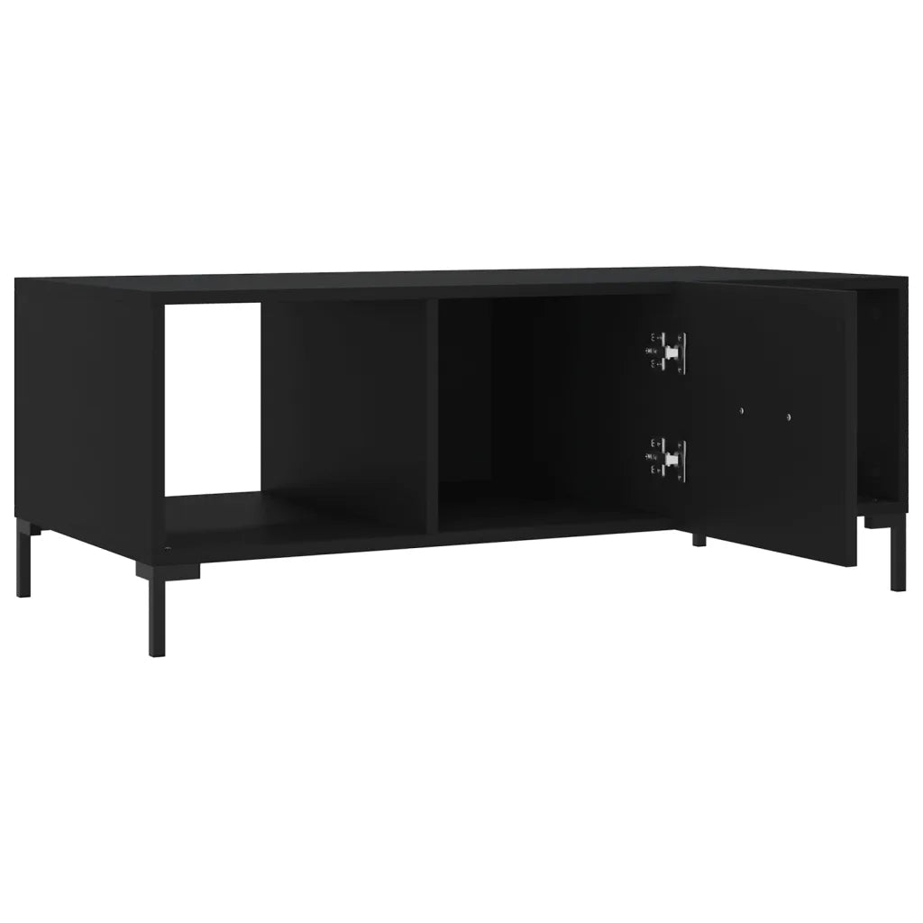 Tavolino da salotto | Tavolino da caff¨¨ | Tavolino da Soggiorno Nero 102x50x40 cm in Legno Multistrato