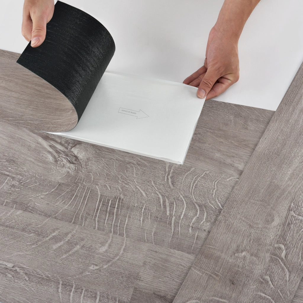 Piastrelle Adesive Vanola in PVC per Spazi Interni 28 listoni = 3,92 m² Effetto Quercia Slashed NEU.HOLZ