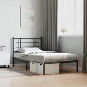 Giroletto con Testiera Metallo Bianco 100x190 cmcod mxl 134698