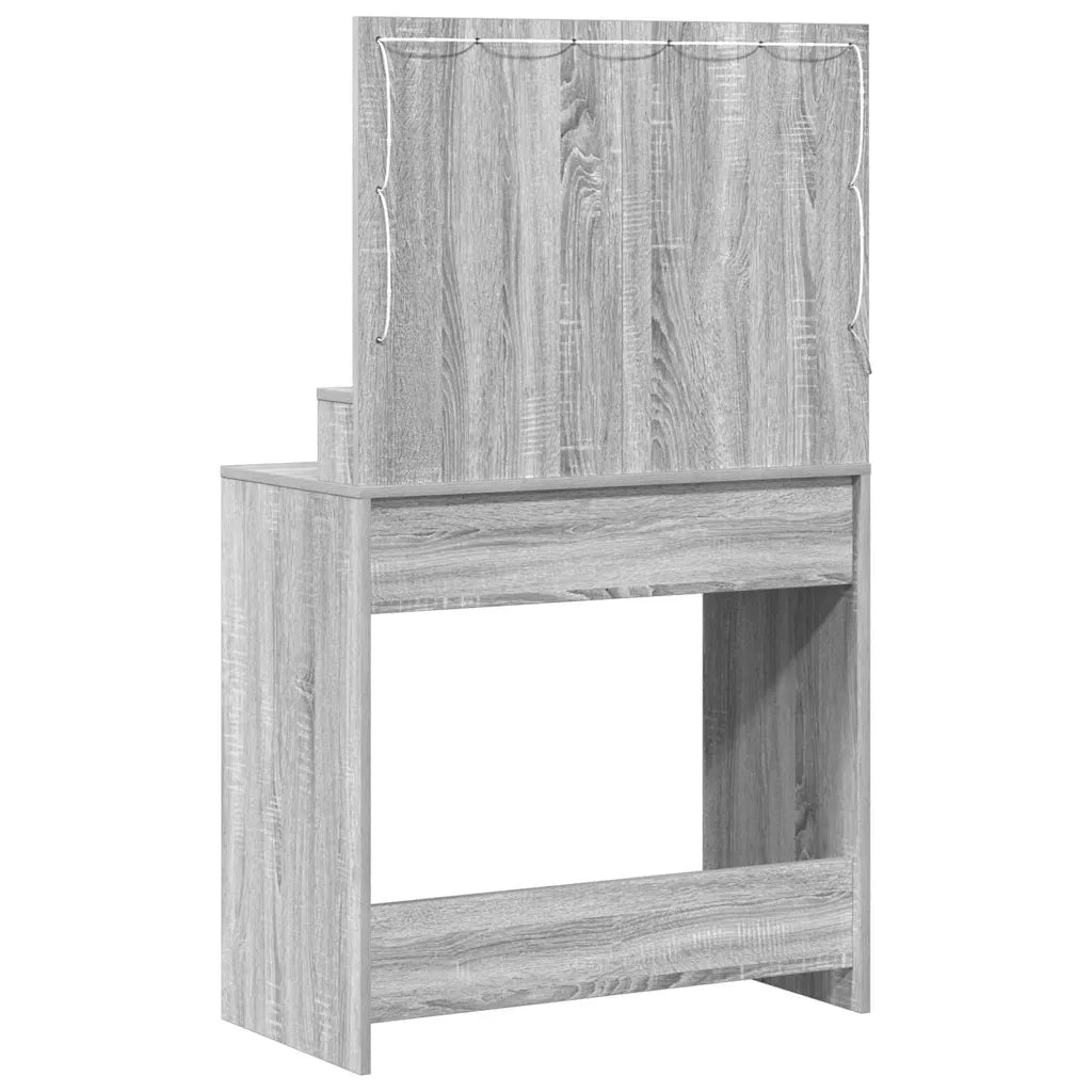 Tavolo da Trucco con cassetto Grigio Sonoma 79 x 41 x 135 cm 865087