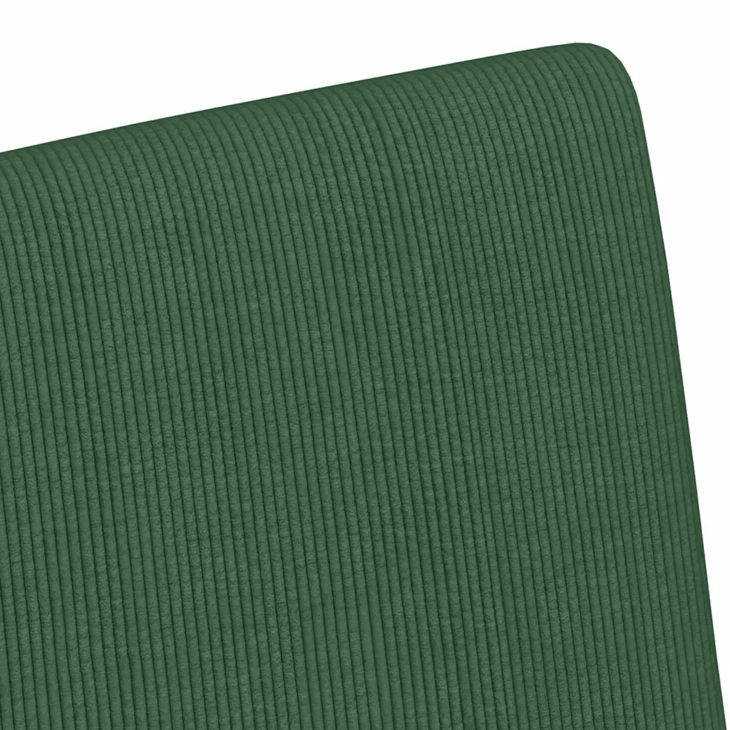 Sedie da Pranzo con Ruote 2 pcs Grigio verde 57 x 66 x 94 cm