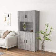 Credenza Grigio Sonoma in Legno Multistratocod mxl 125689