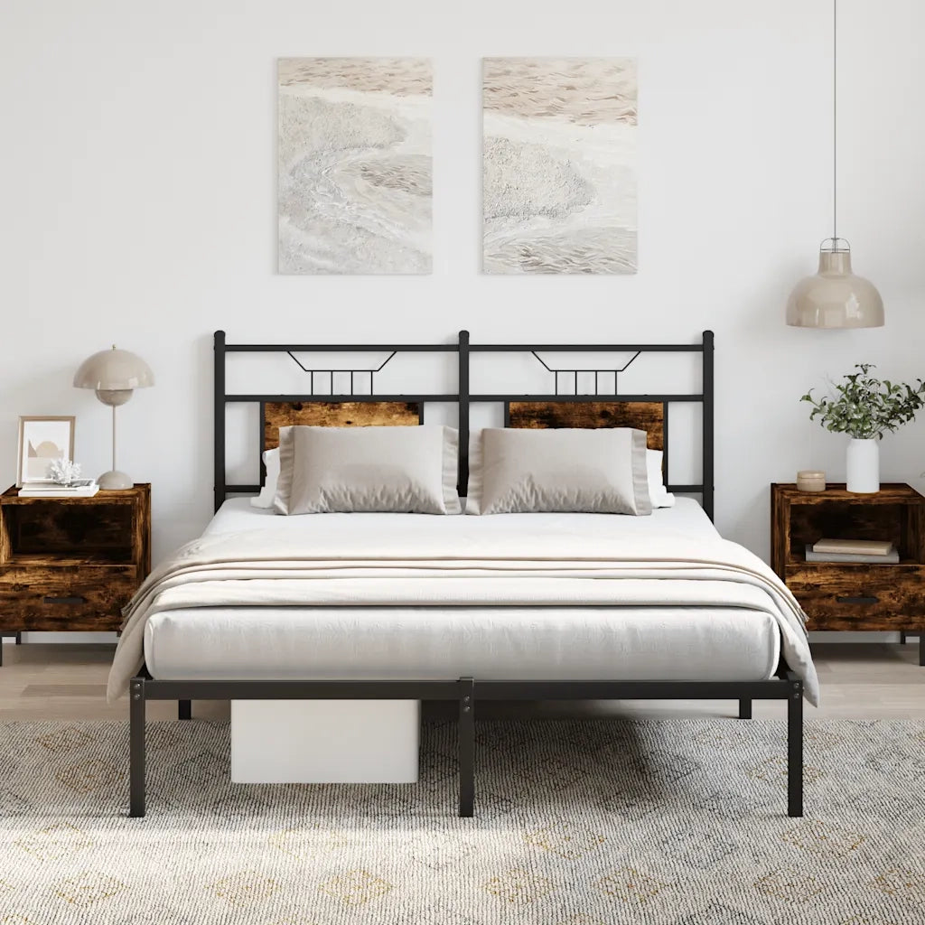 Giroletto senza Materasso Rovere Fumo 140x190 cm in Truciolato 4106743