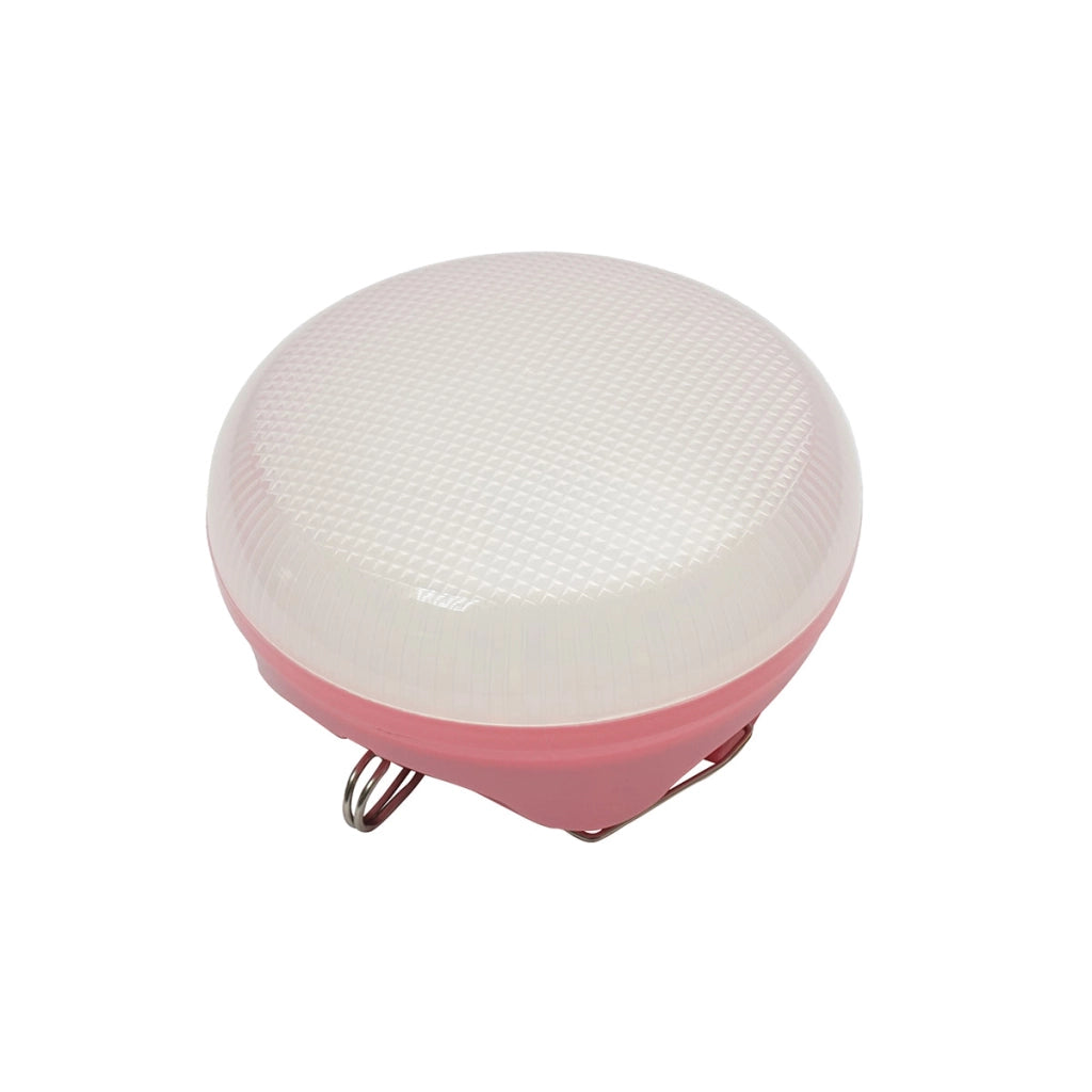 Lampada LED da 300W con pannello solare e batteria da 3600mA, colore rosa