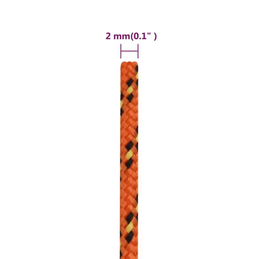 Corda per barca Arancione 2 mm 100 m in Polipropilene 152637