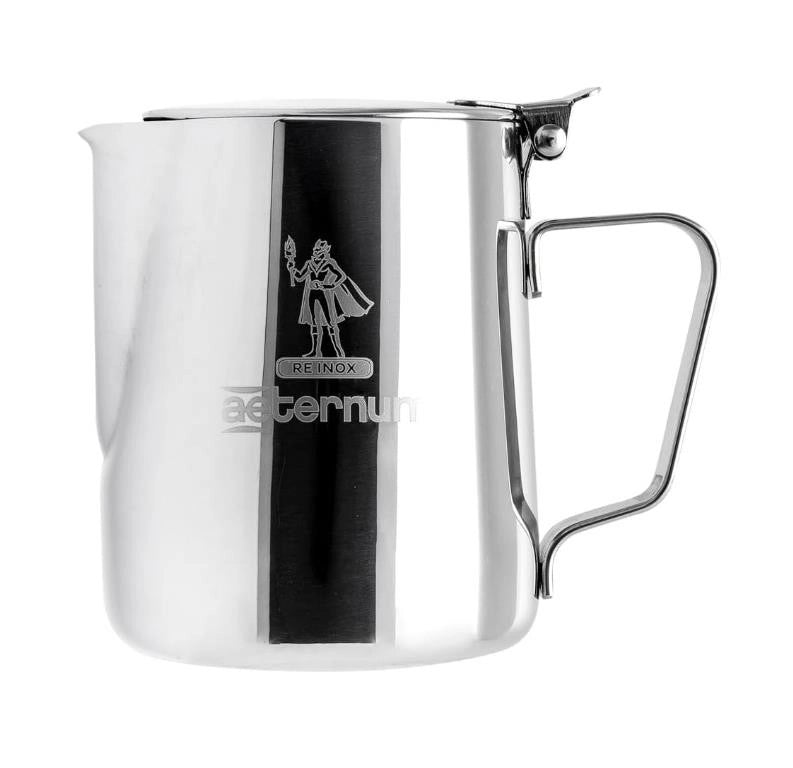 Bricco Latte Caffettiera Aeternum La Divina 350 ml Acciaio 18/10 con Coperchio